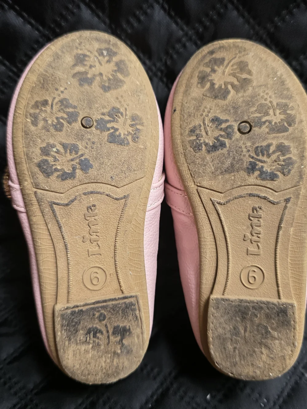 Link Comfort Toddler Girls Pink Mary Jane Rhinestone Dress Shoes Size 6